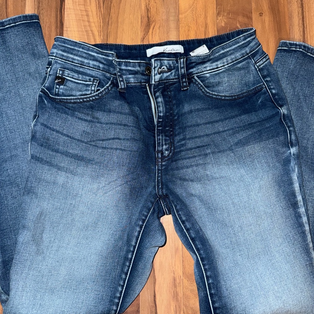 KanCan Blue Straight Leg Women's Jeans